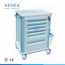 Professional low moq factory direct abs surgical plastic hospital trolleys